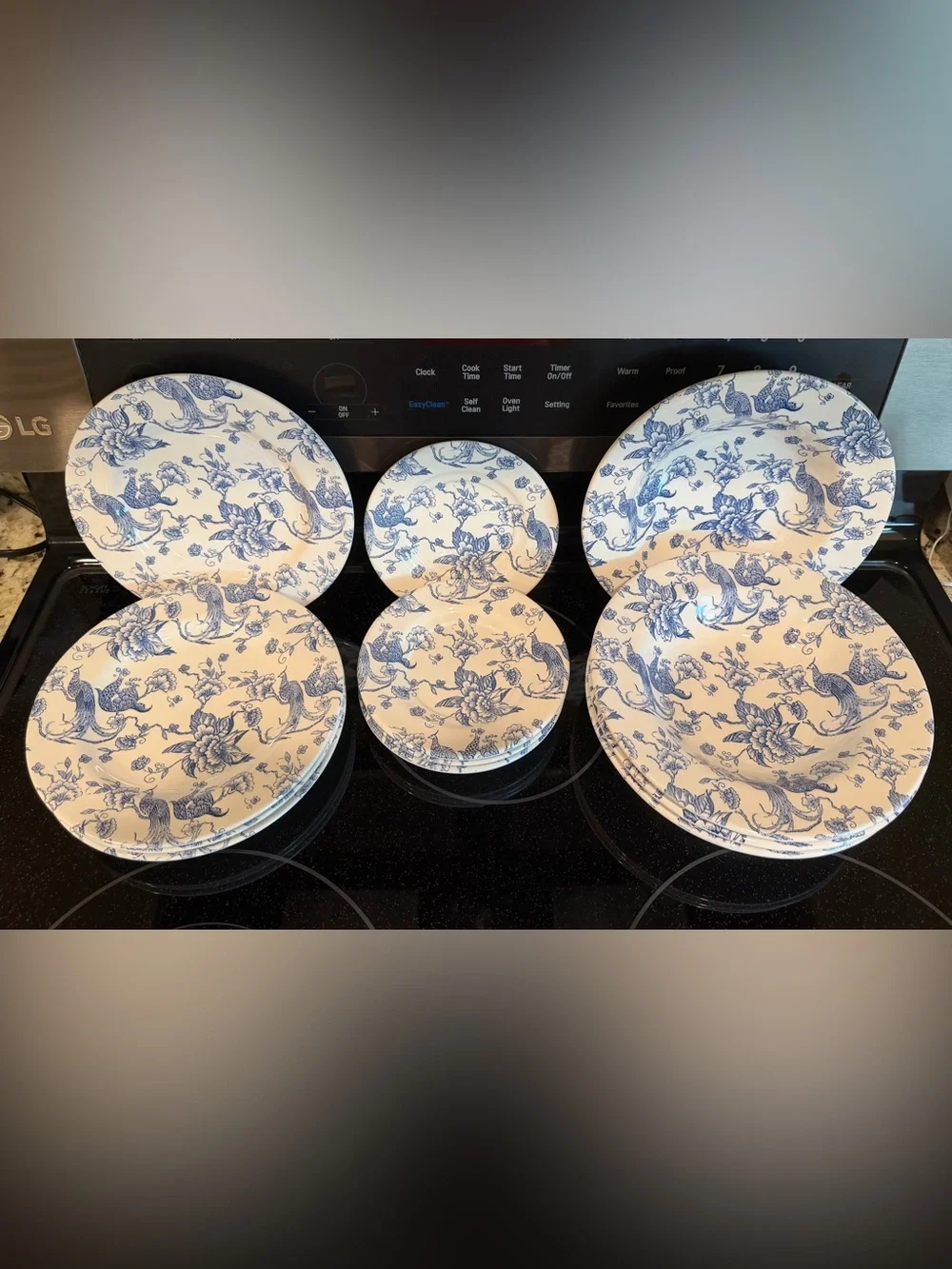 Vintage Staffordshire Engravings Birds of Paradise Floral - Set of 12